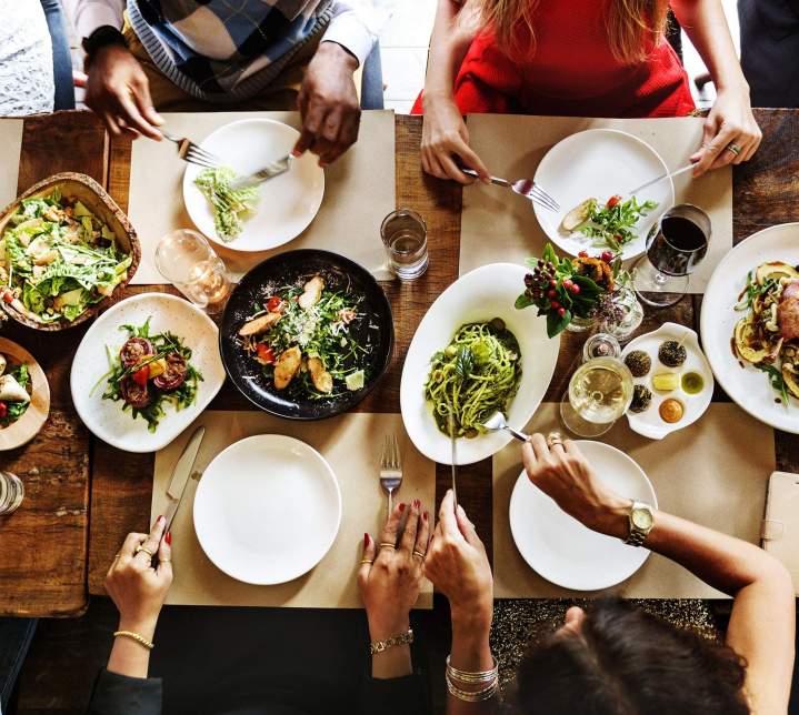 Des repas de famille ou entre amis en toute convivialité